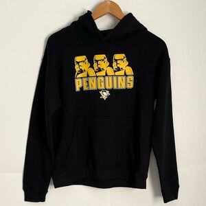 Kids Pittsburgh Penguins Star Wars Collab Hoodie Size XL